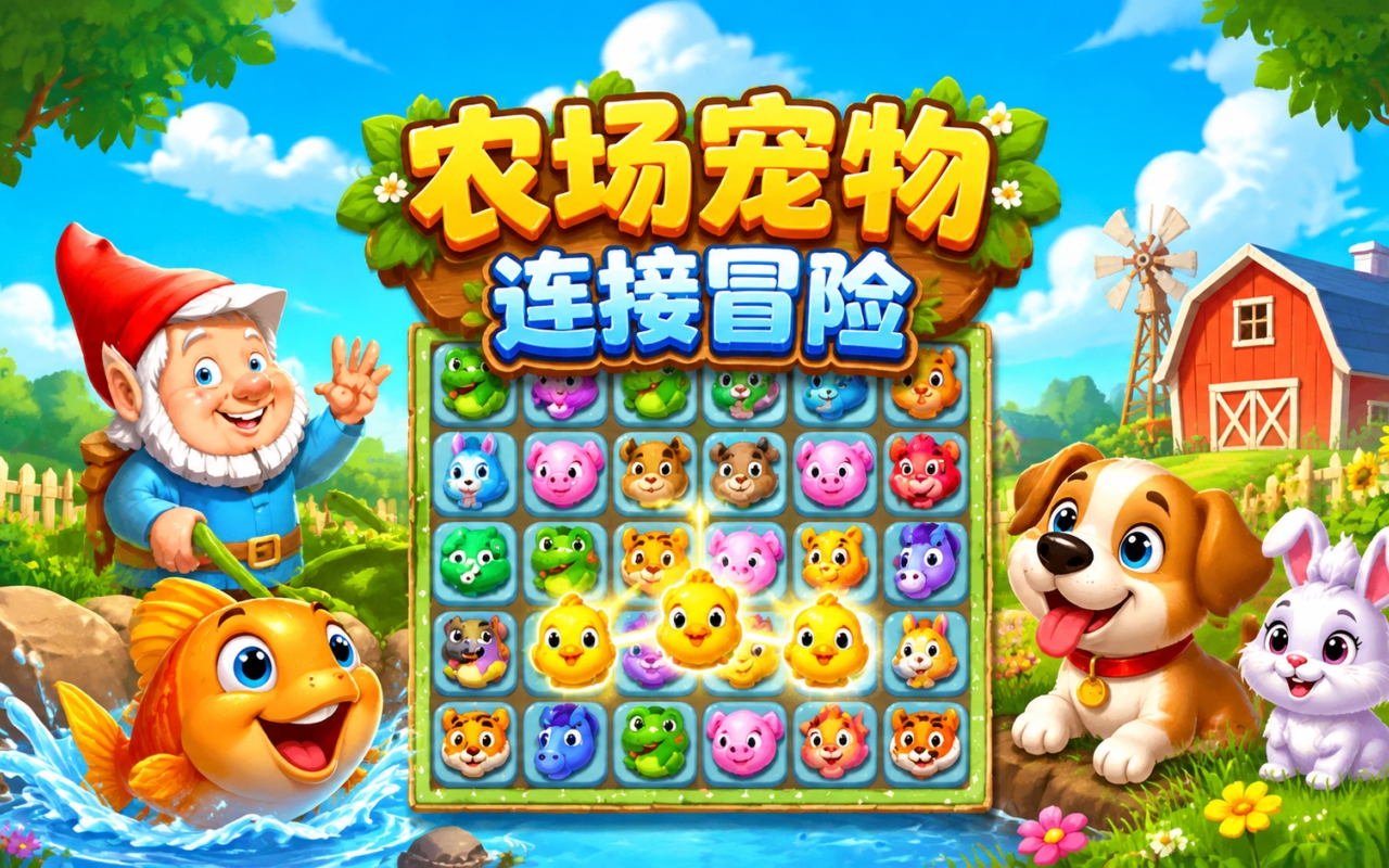 农场宠物连接冒险