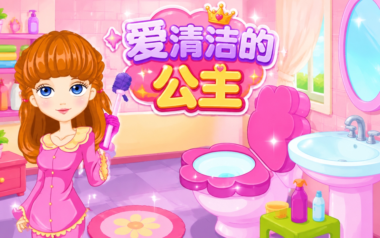 爱清洁的公主