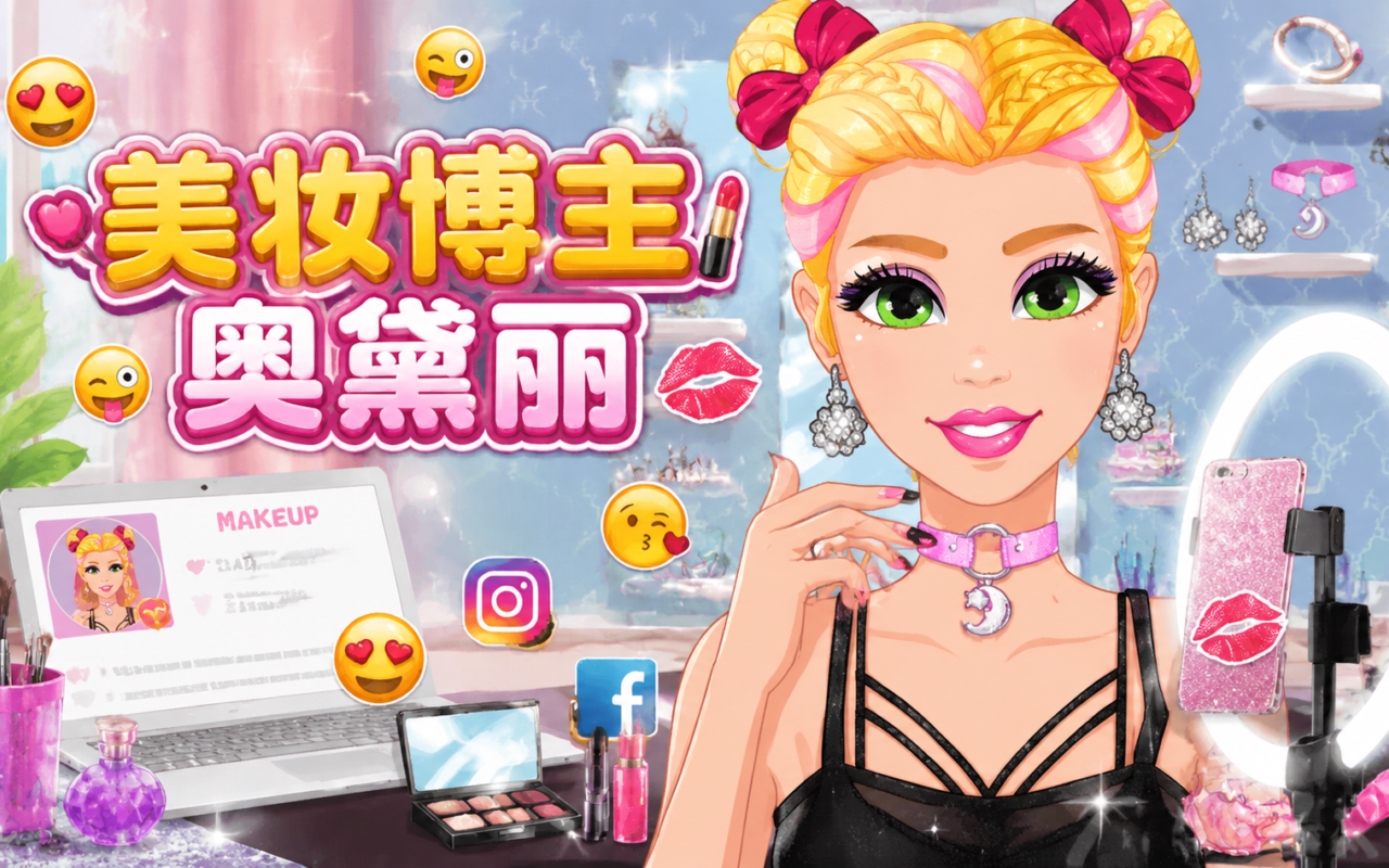 美妆博主奥黛丽