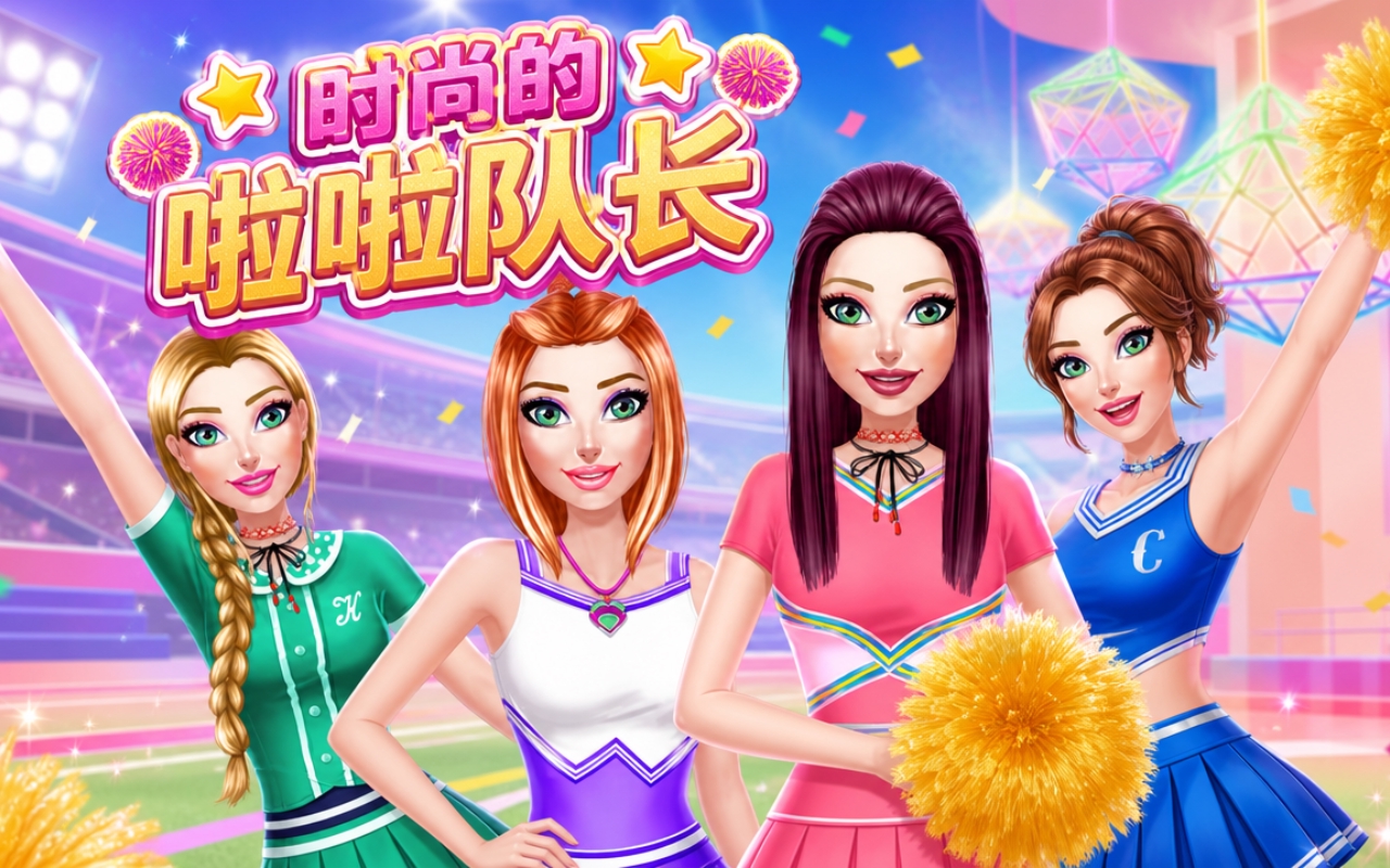 时尚的啦啦队长