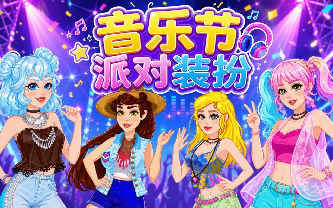 音乐节派对装扮