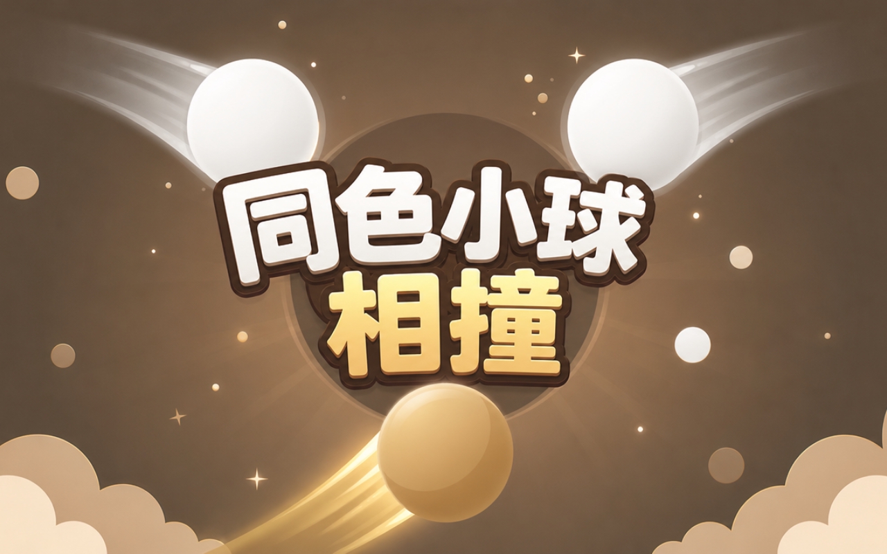 同色小球相撞