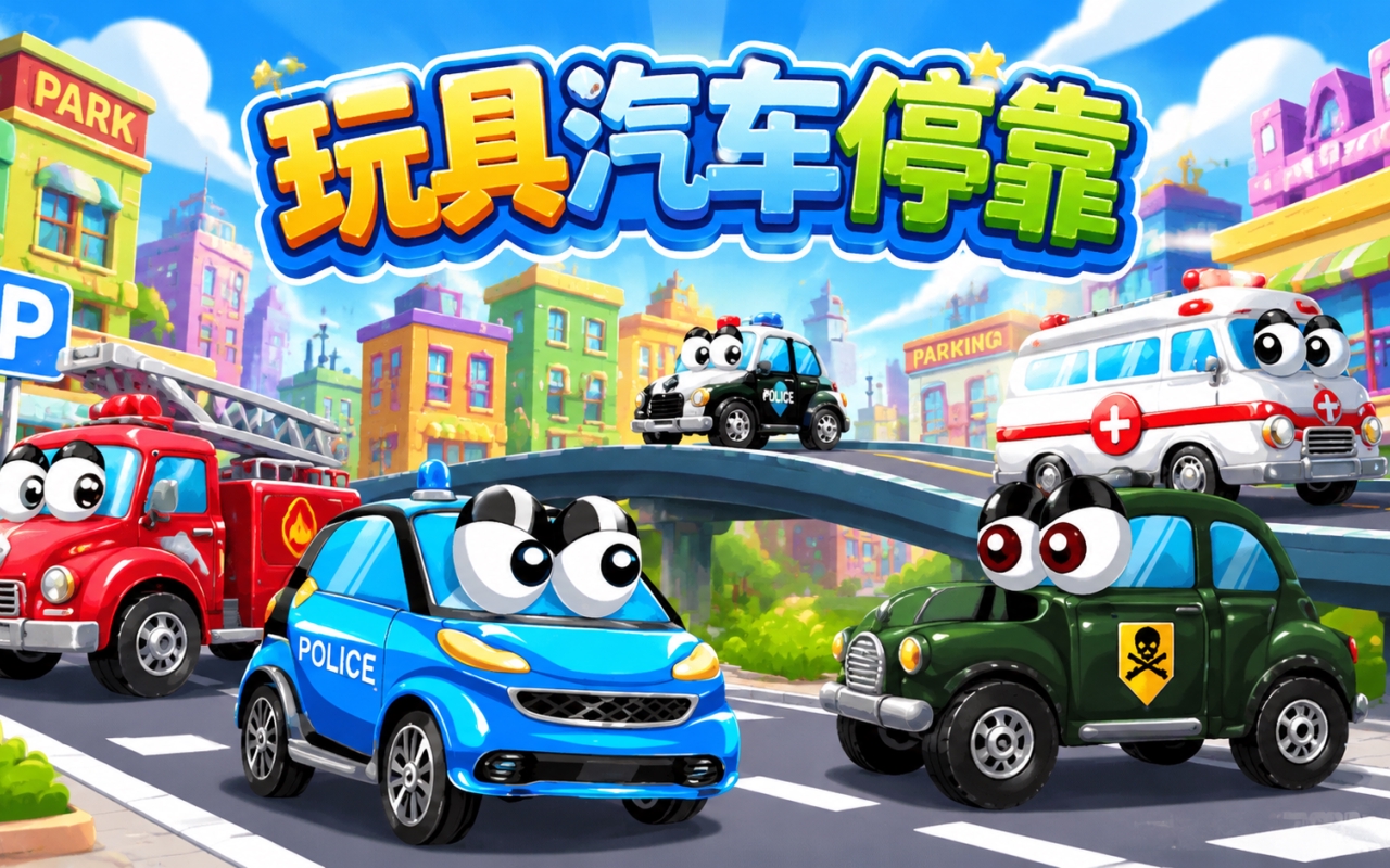 玩具汽车停靠
