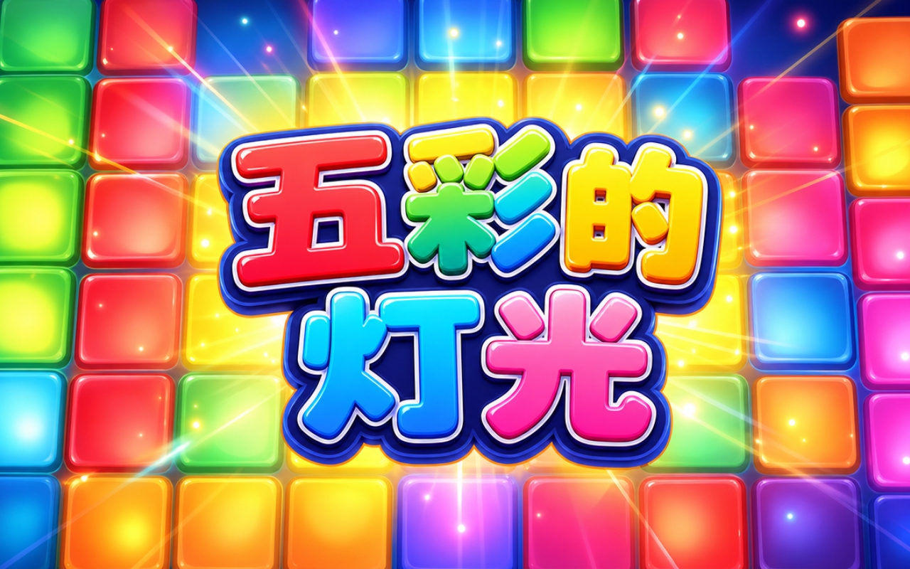 五彩的灯光
