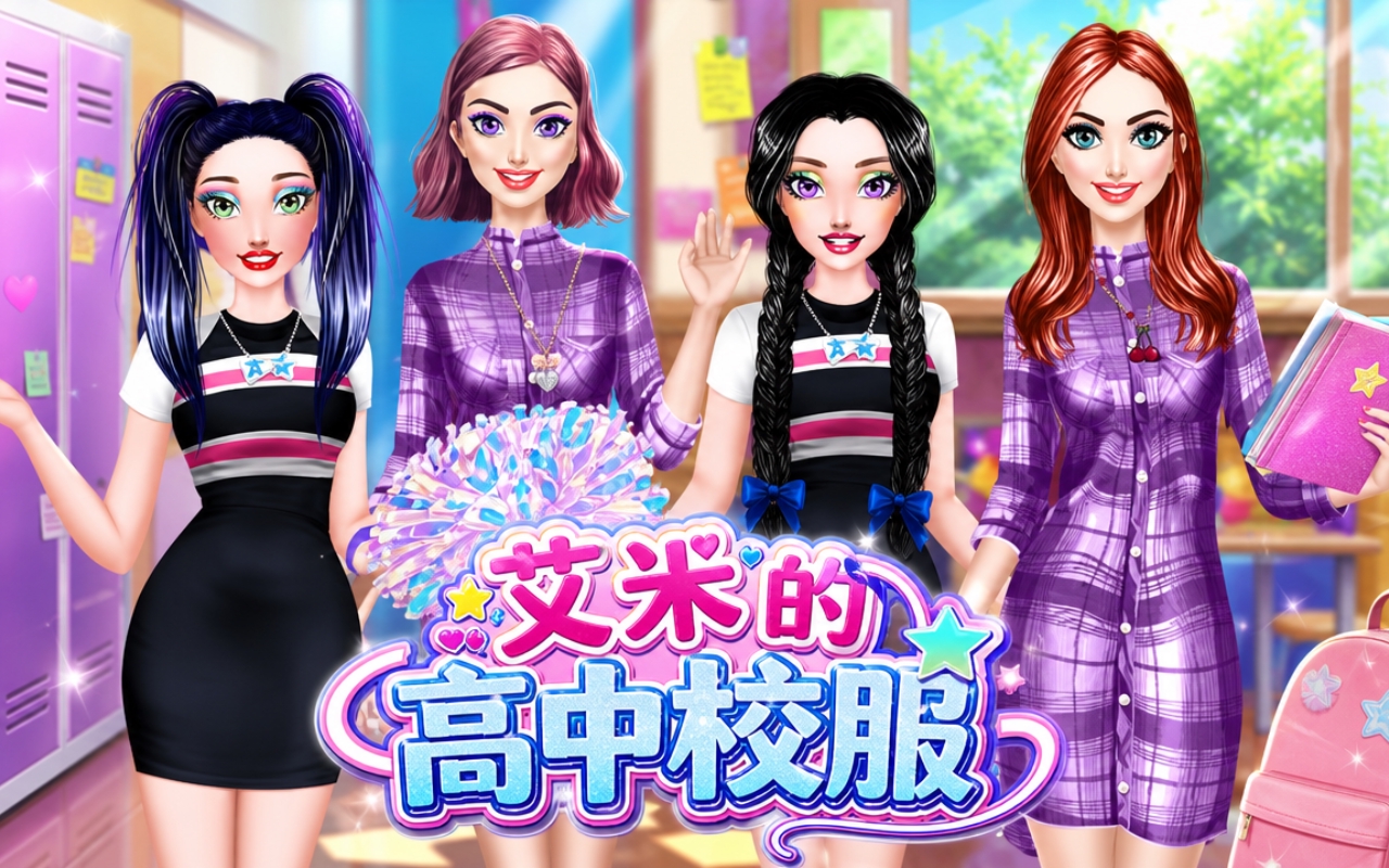 艾米的高中校服