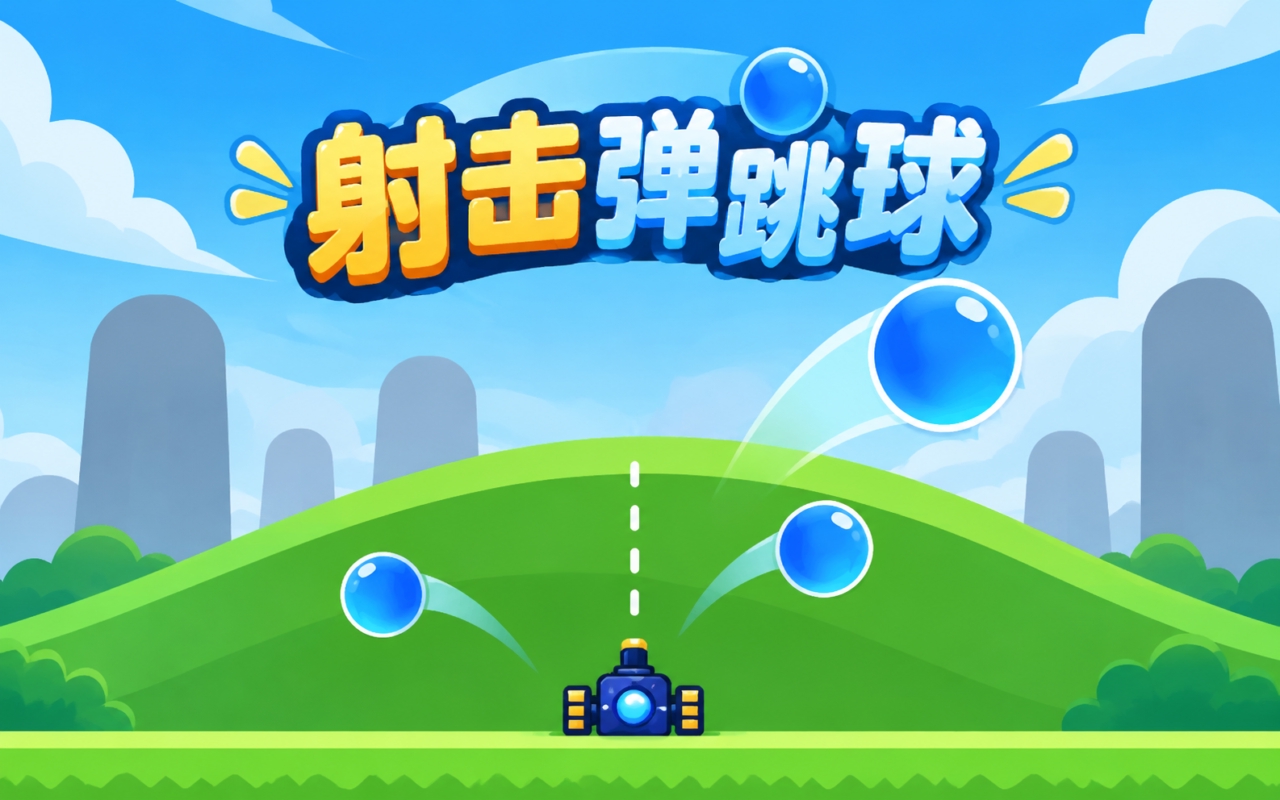射击弹跳球