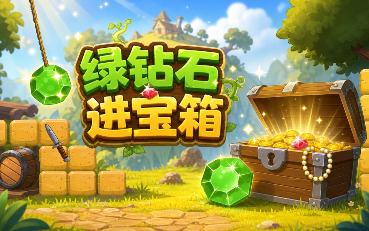 绿钻石进宝箱