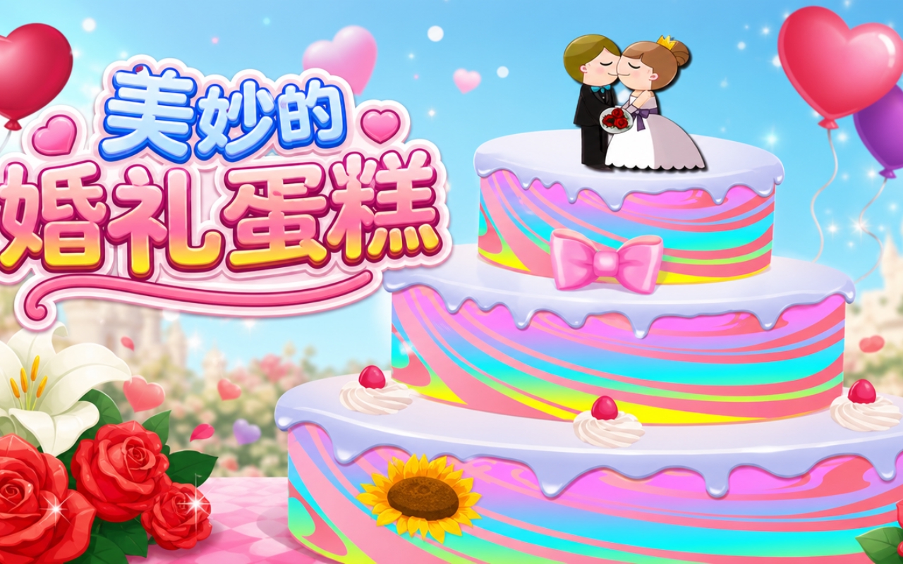 美妙的婚礼蛋糕
