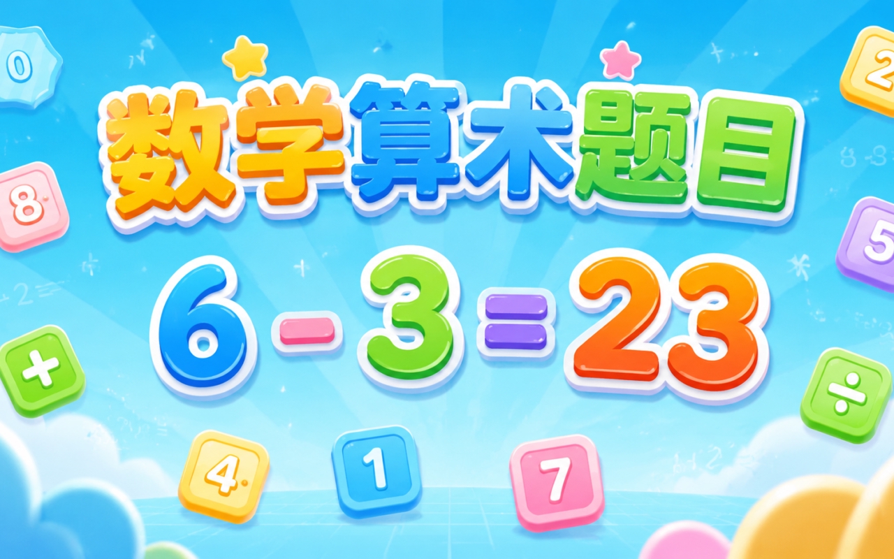 数学算术题目