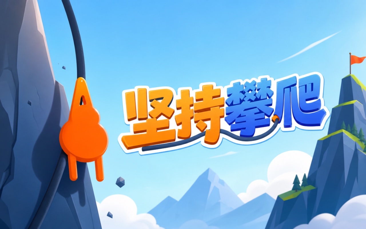 坚持攀爬