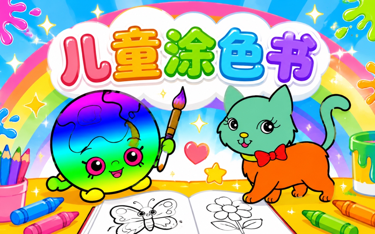 儿童涂色书