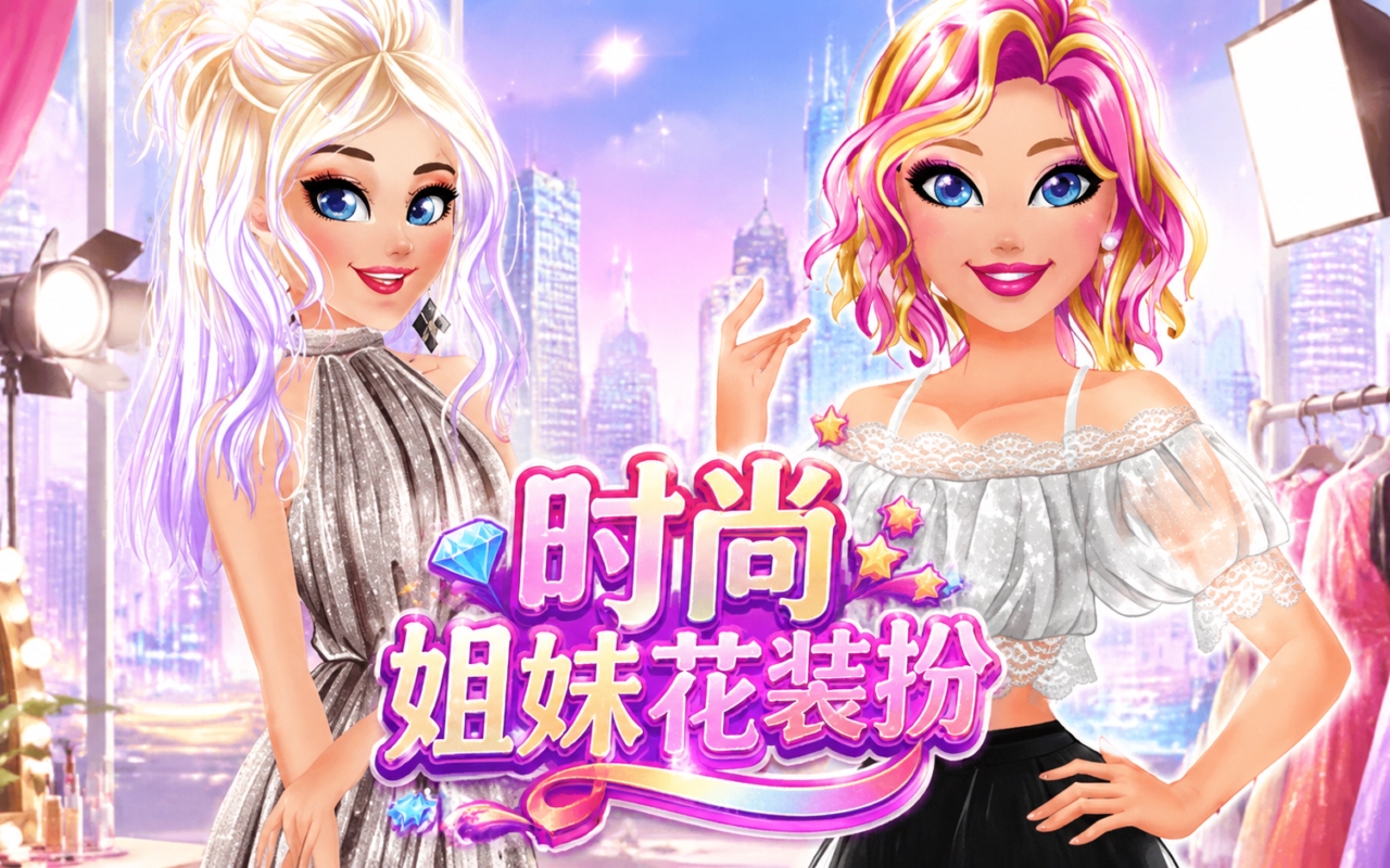 时尚姐妹花装扮
