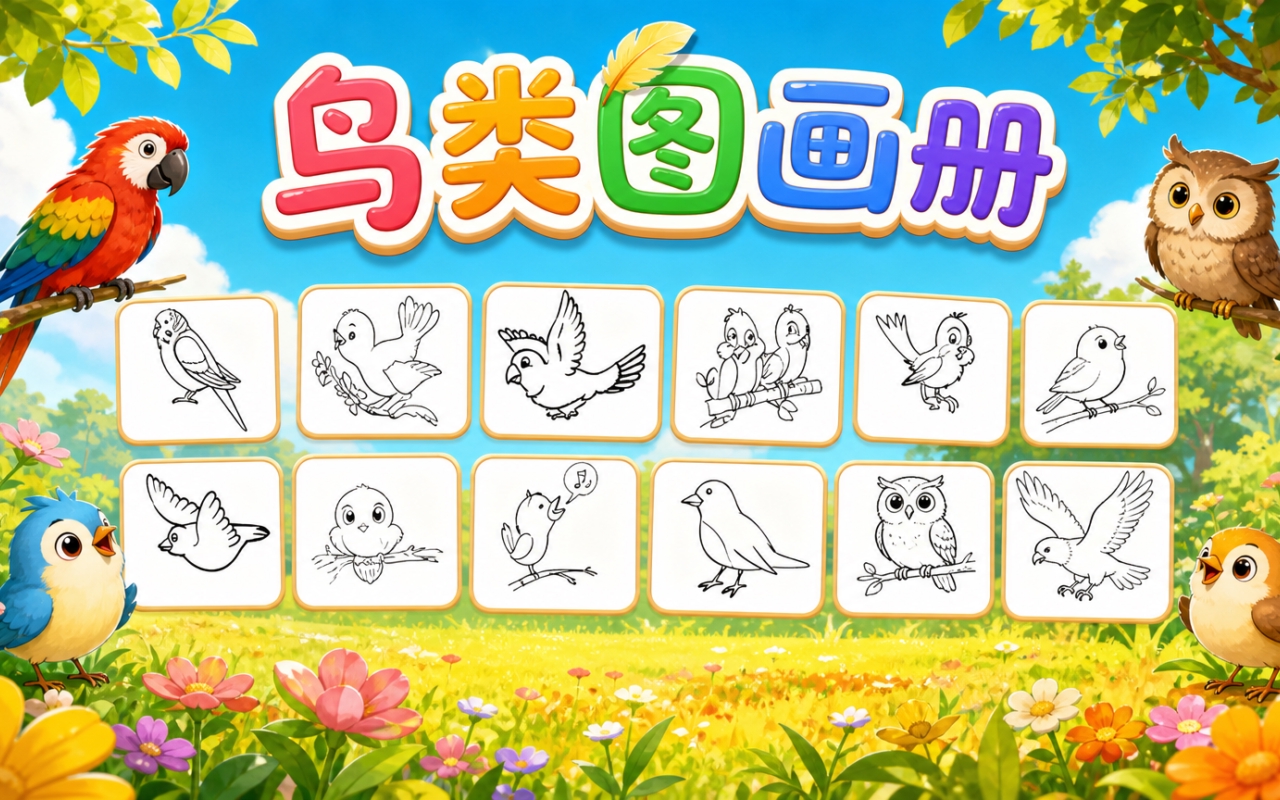 鸟类图画册