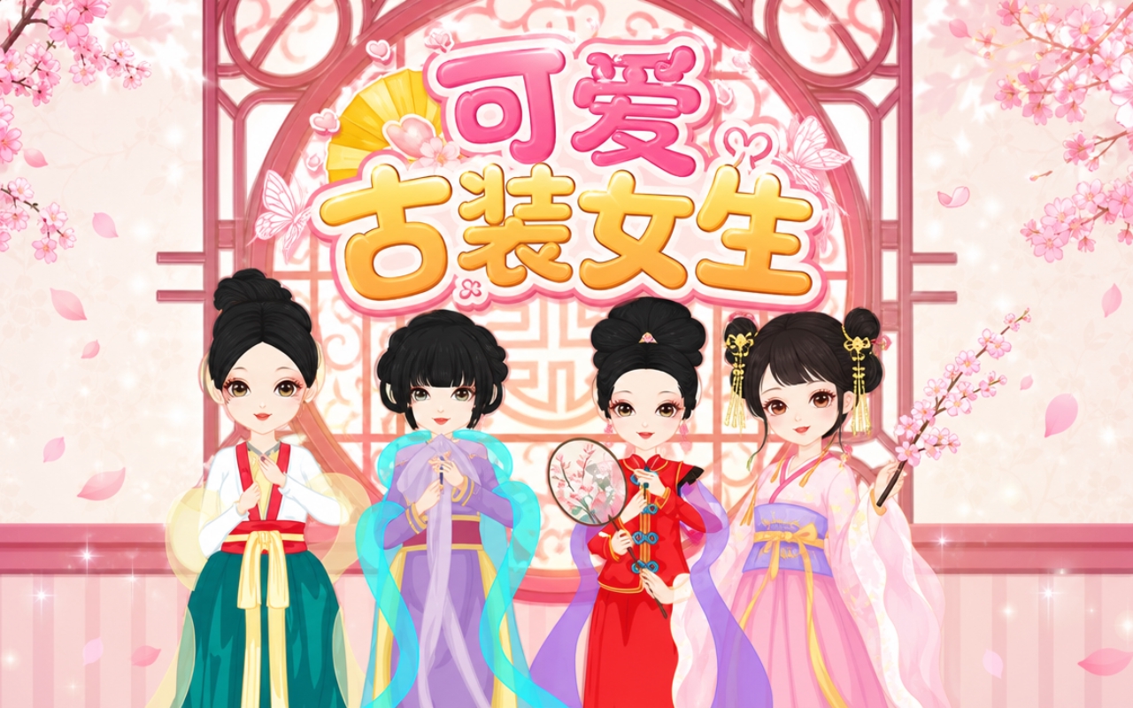 可爱古装女生