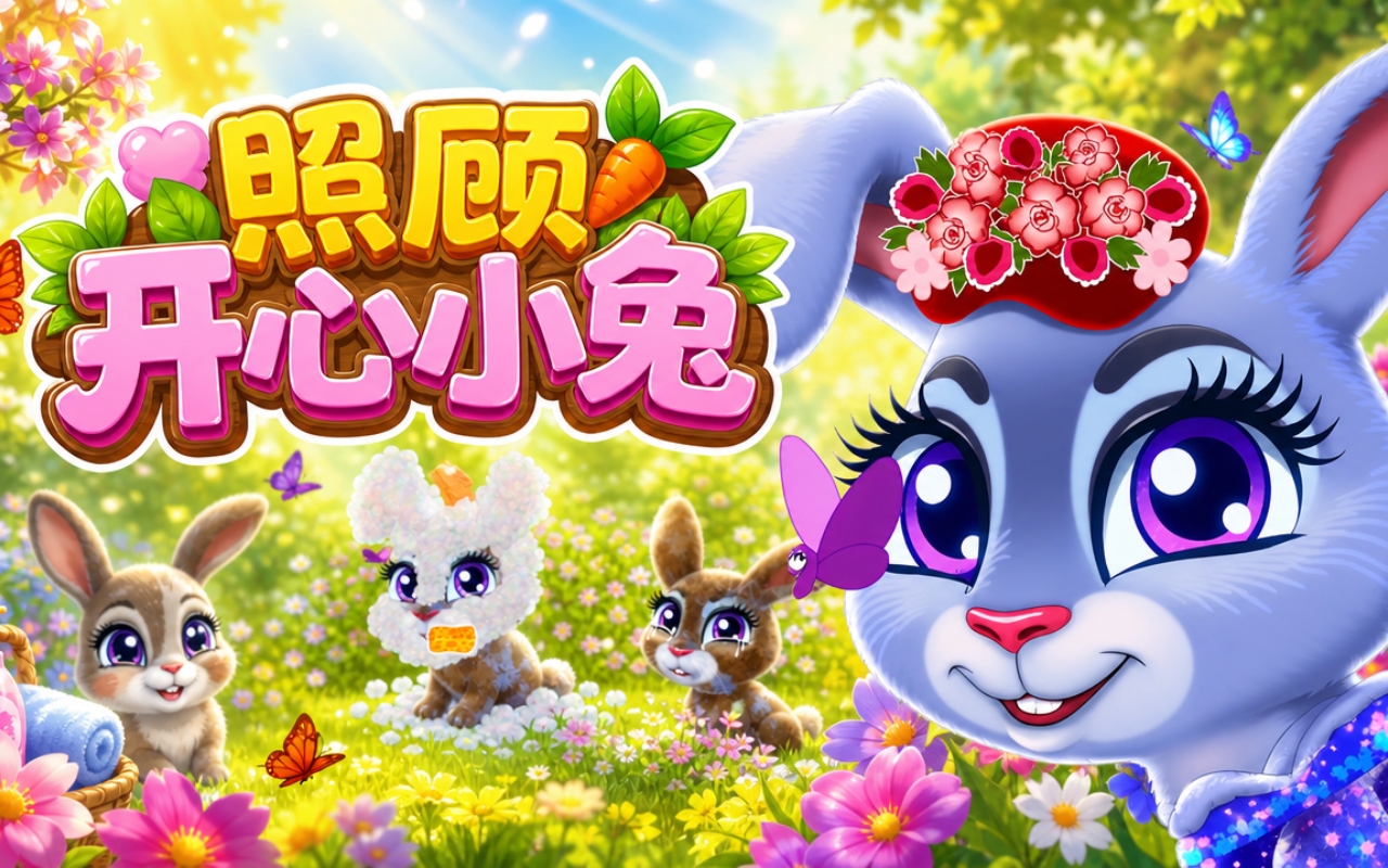 照顾开心小兔