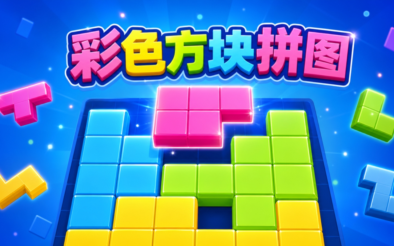 彩色方块拼图