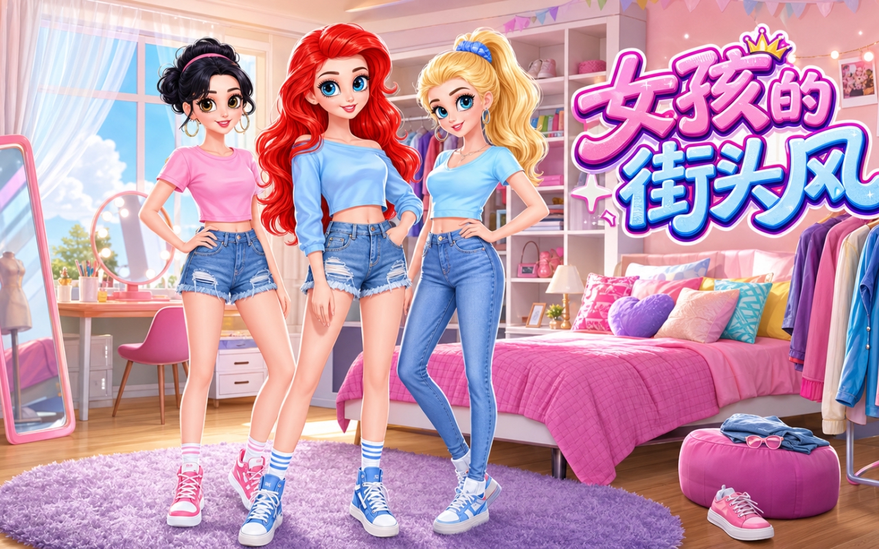 女孩的街头风