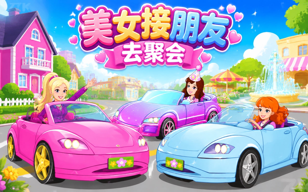 美女接朋友去聚会