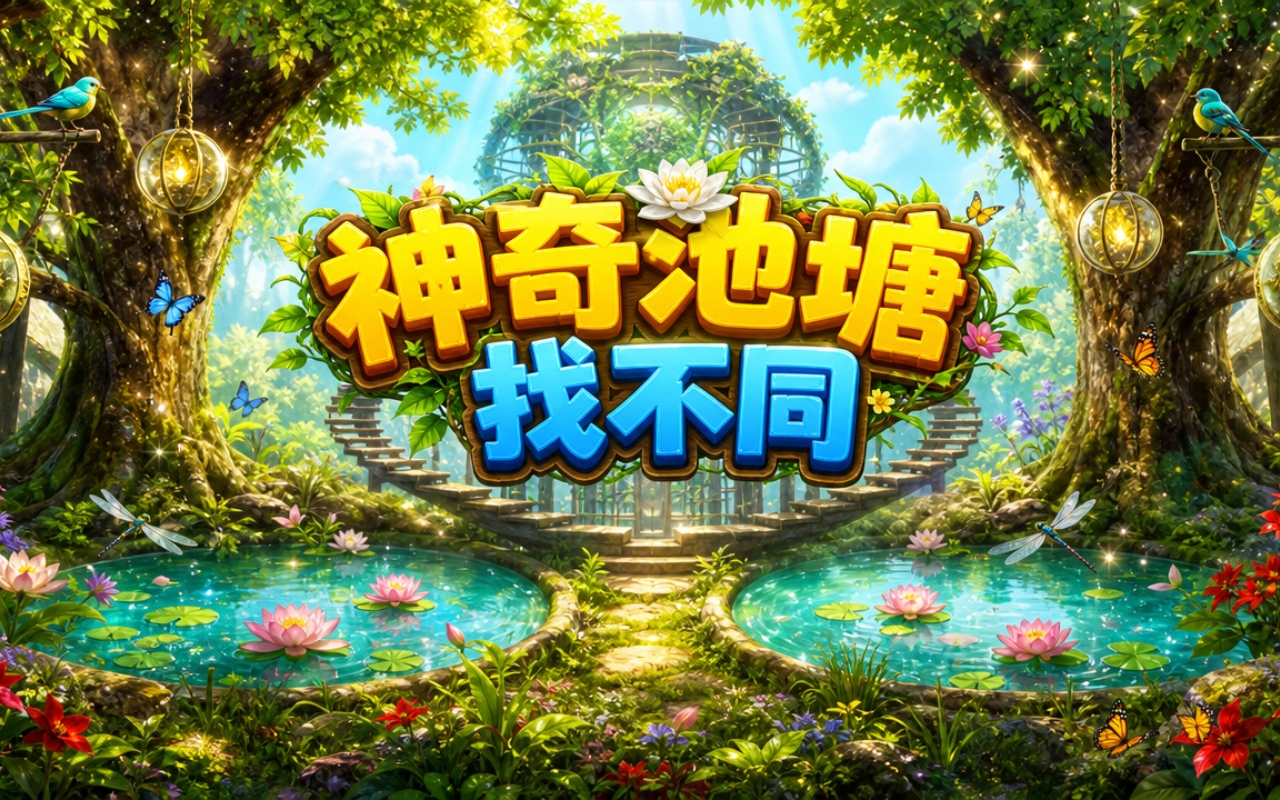 神奇池塘找不同