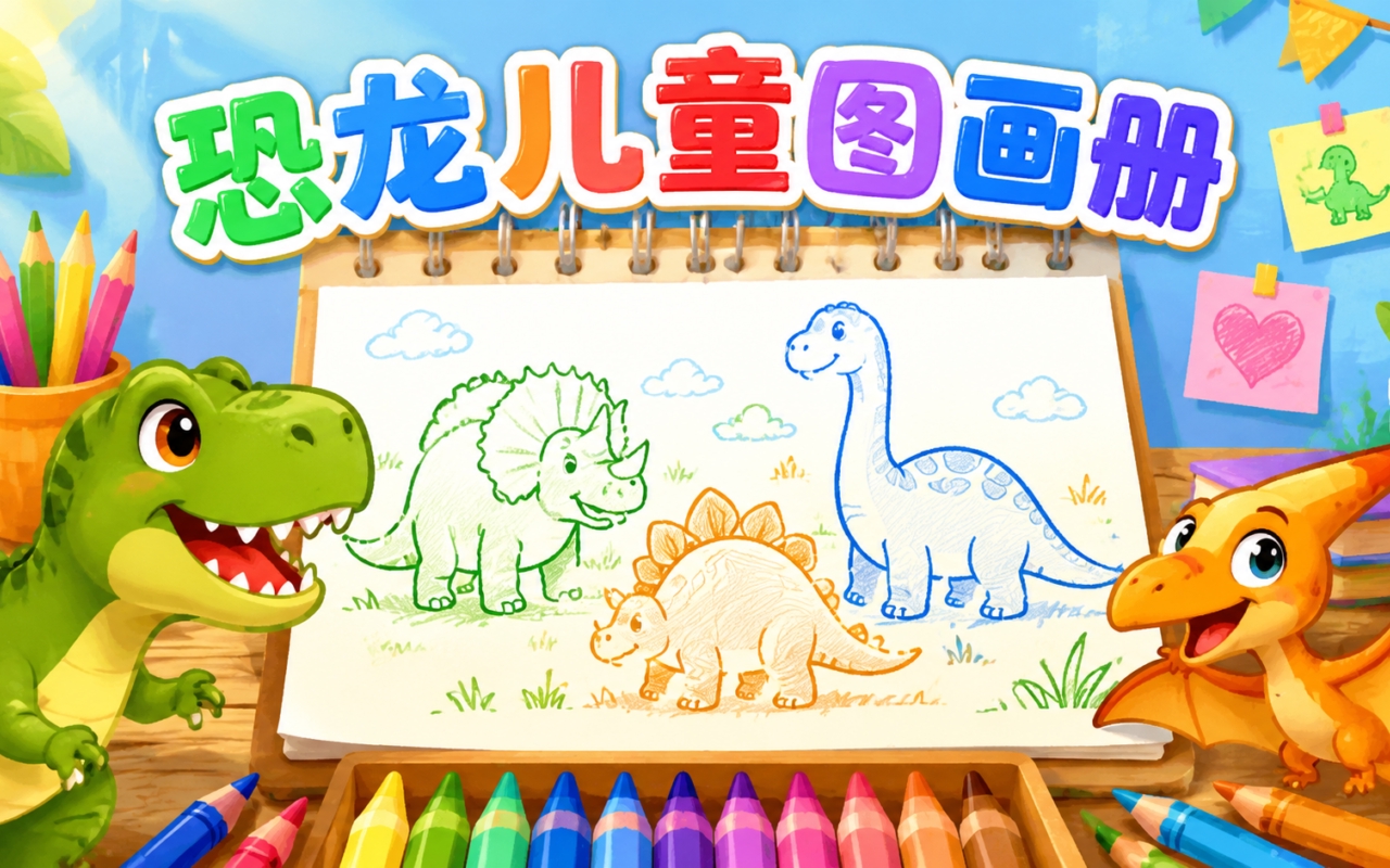 恐龙儿童图画册