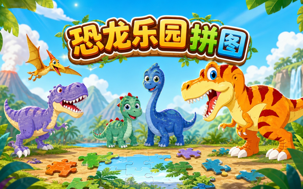 恐龙乐园拼图