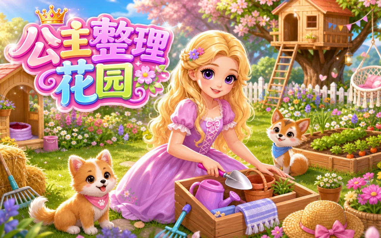 公主整理花园