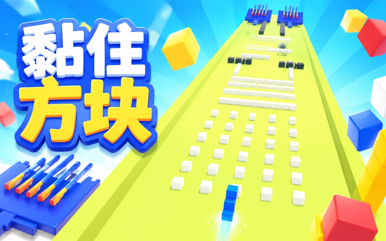 黏住方块