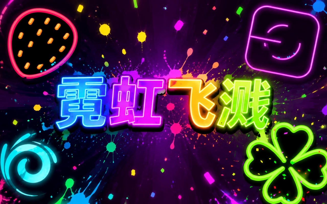 霓虹飞溅