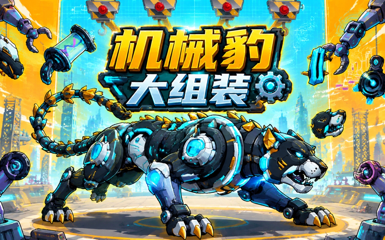 机械豹大组装