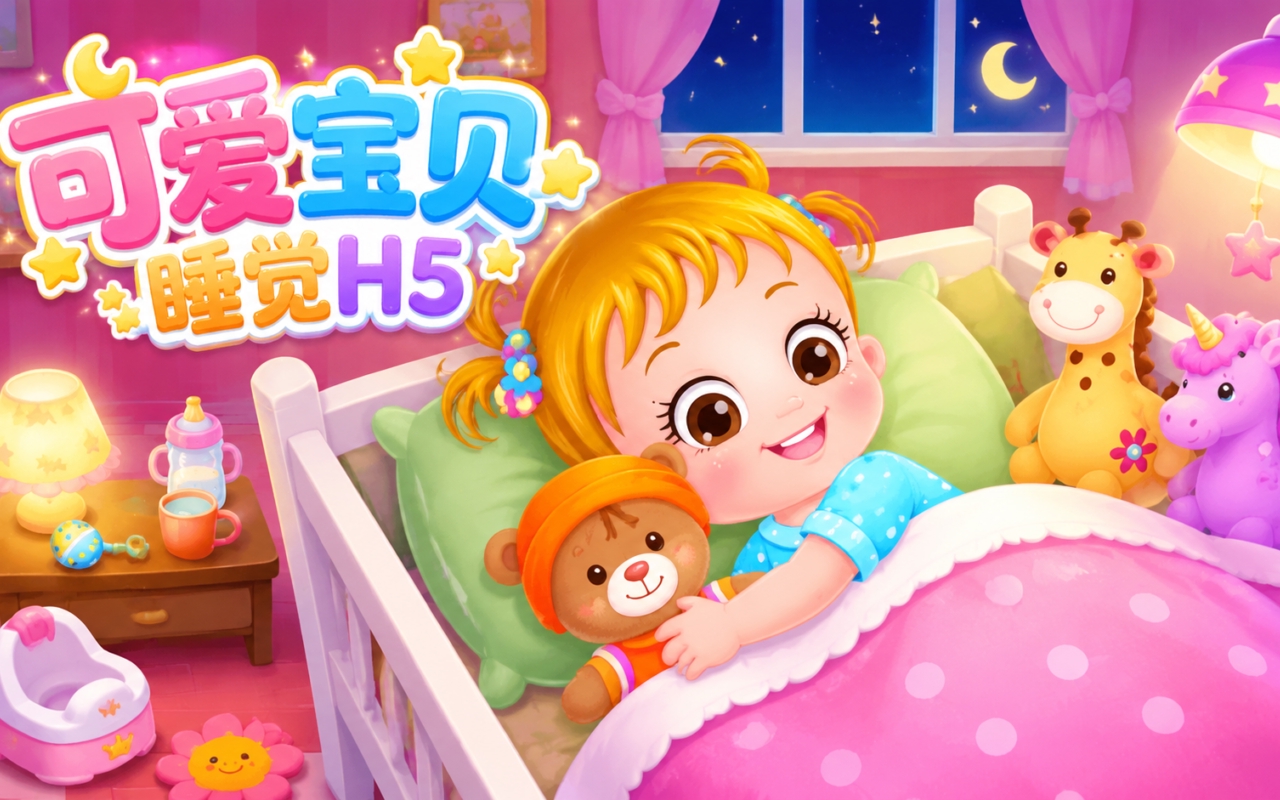 可爱宝贝睡觉H5
