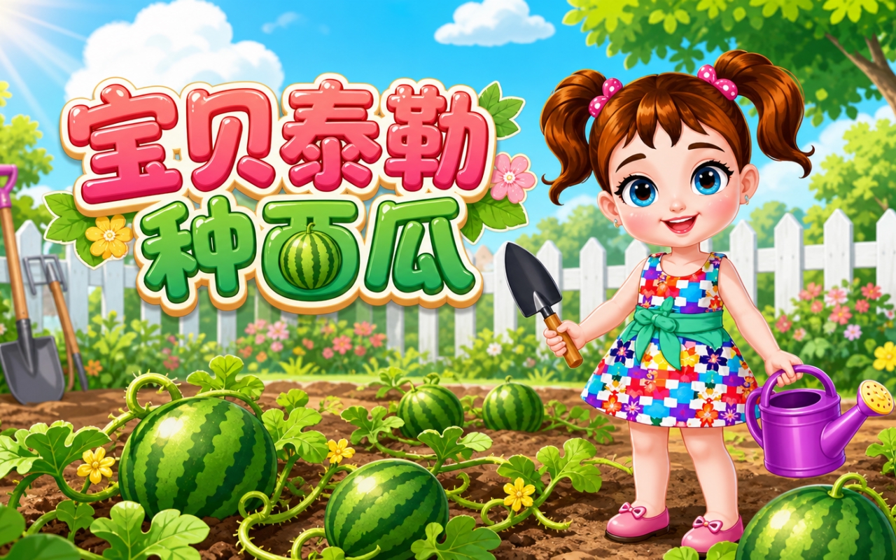宝贝泰勒种西瓜