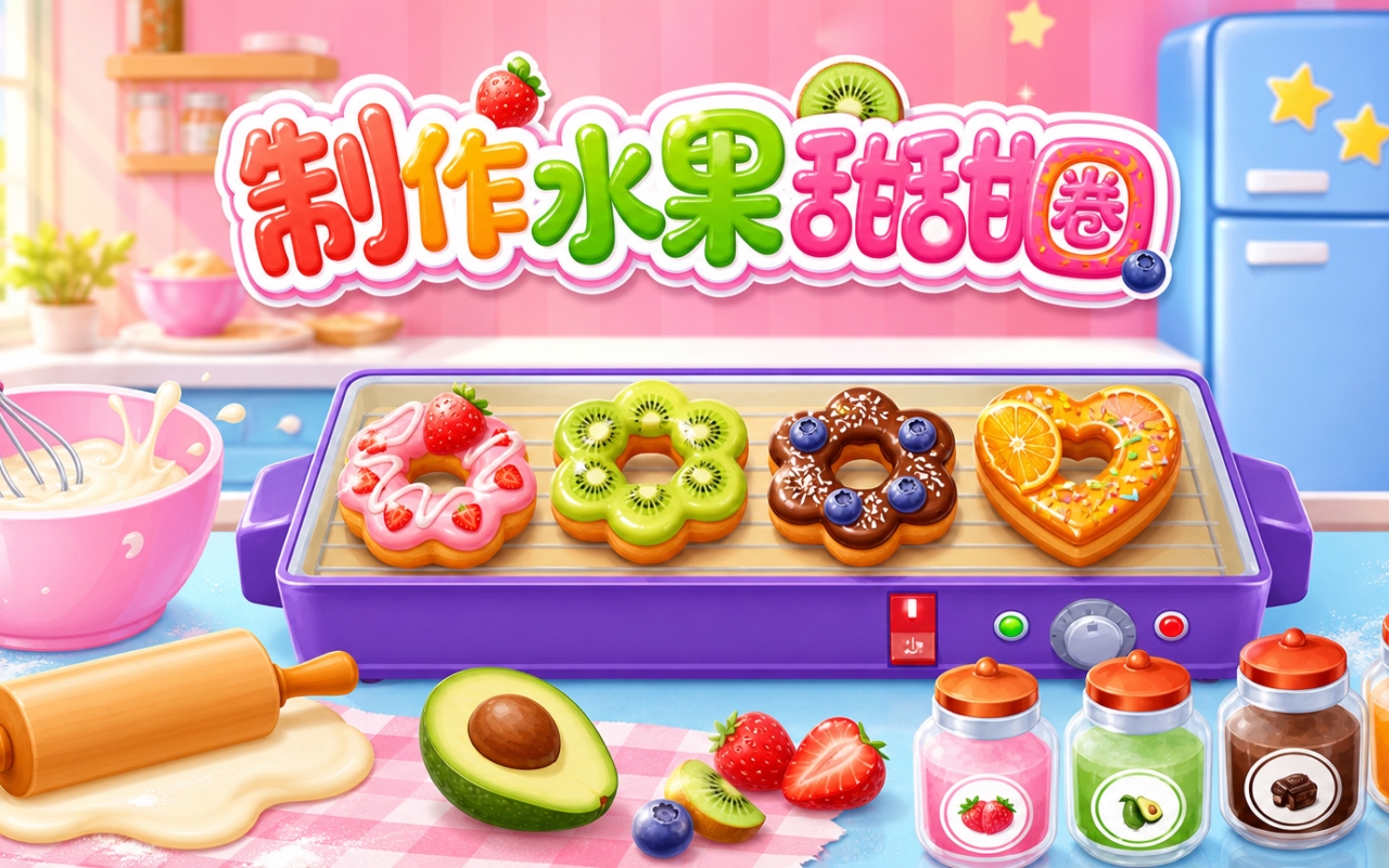 制作水果甜甜圈