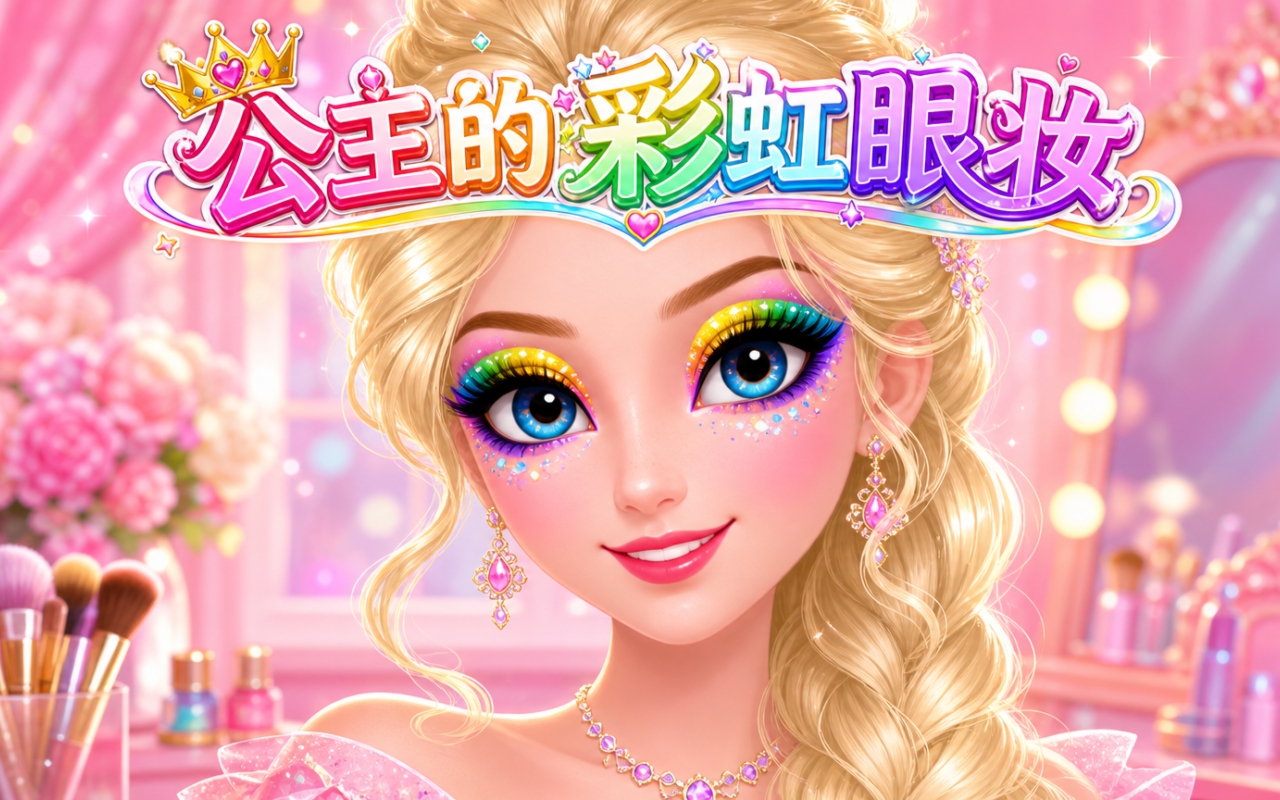 公主的彩虹眼妆