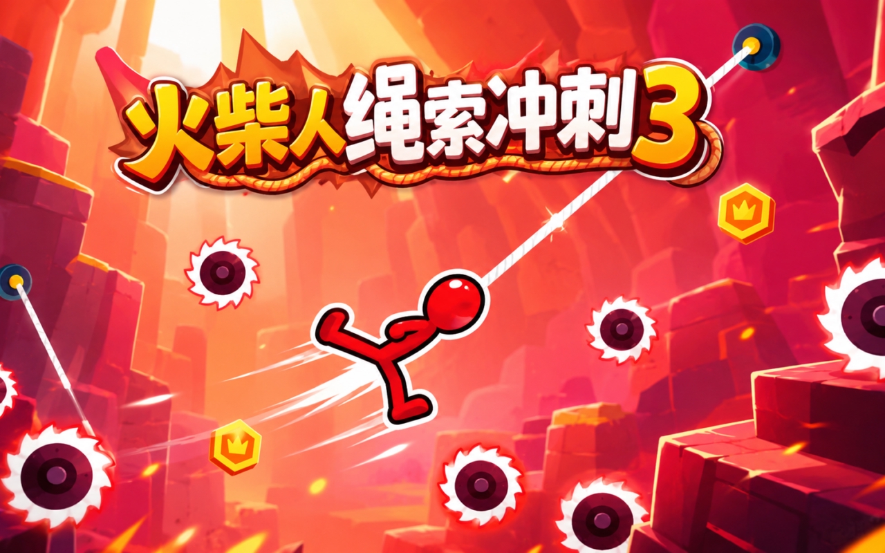 火柴人绳索冲刺3