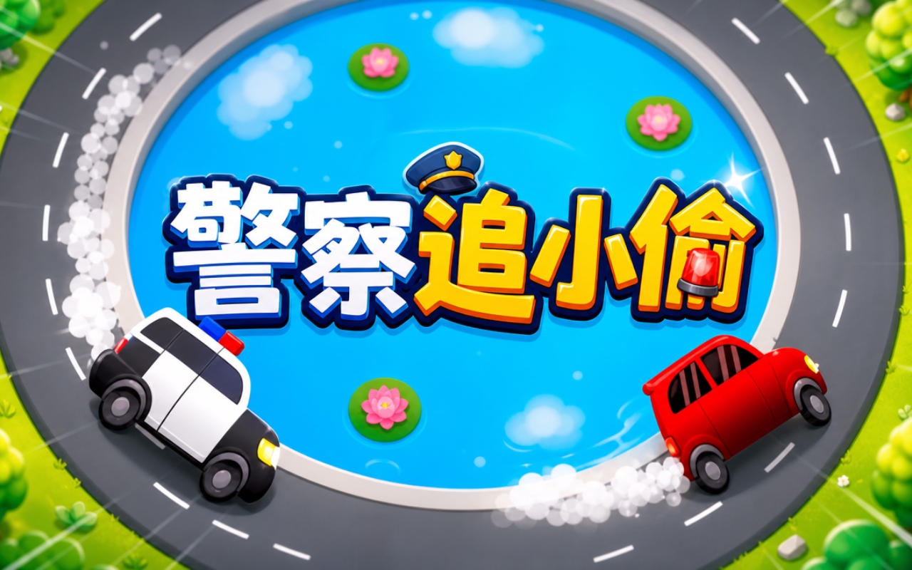 警察追小偷