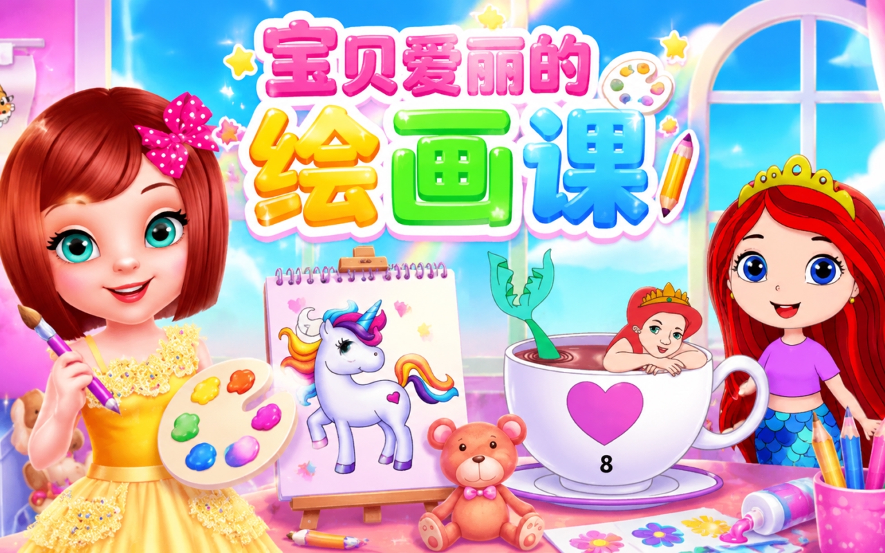 宝贝爱丽的绘画课
