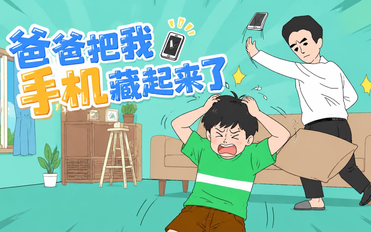 爸爸把我手机藏起来了