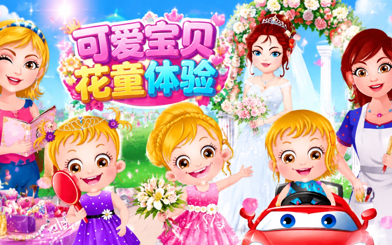 可爱宝贝花童体验