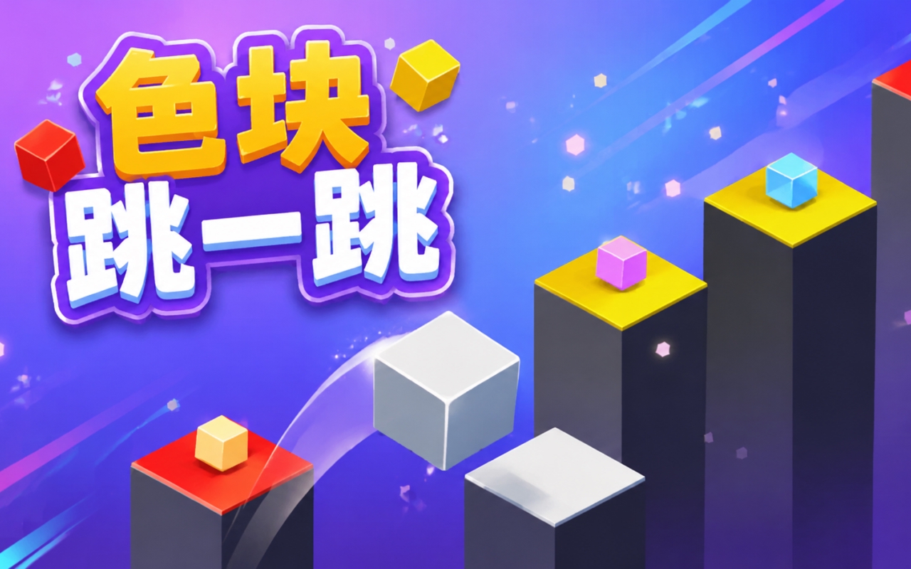 色块跳一跳