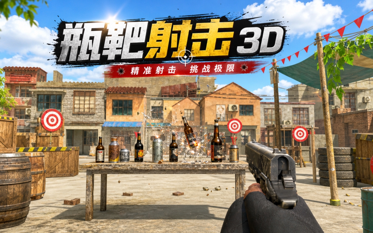 瓶靶射击3D
