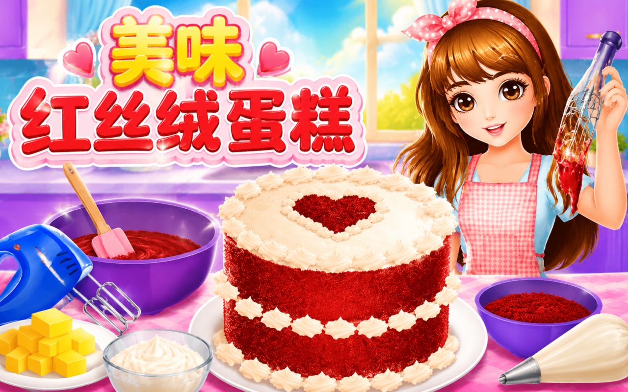 美味红丝绒蛋糕