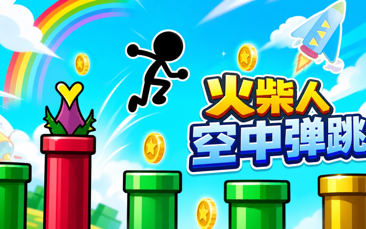 火柴人空中弹跳