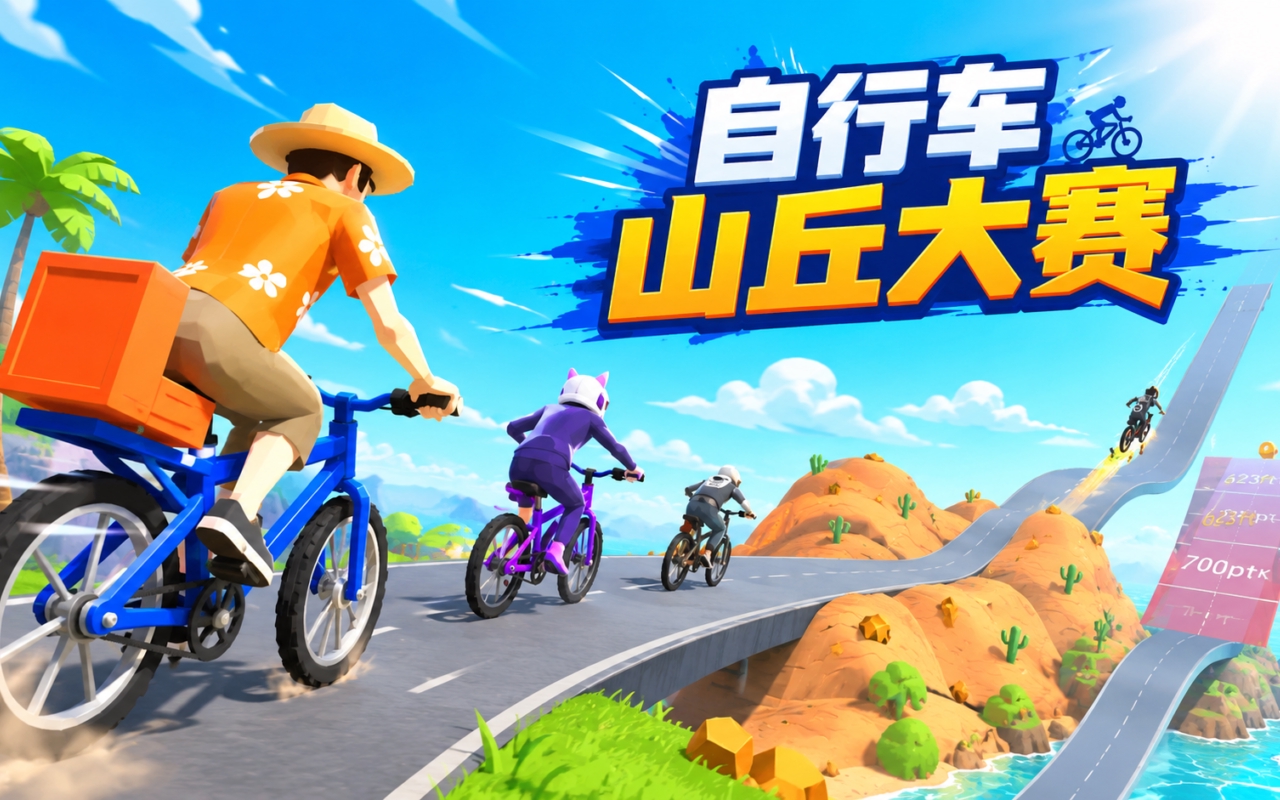 自行车山丘大赛