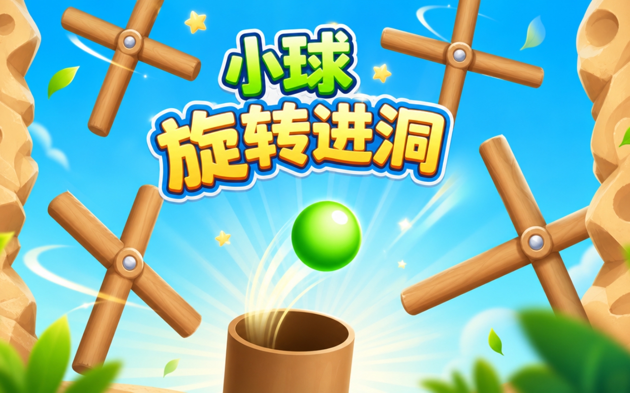 小球旋转进洞