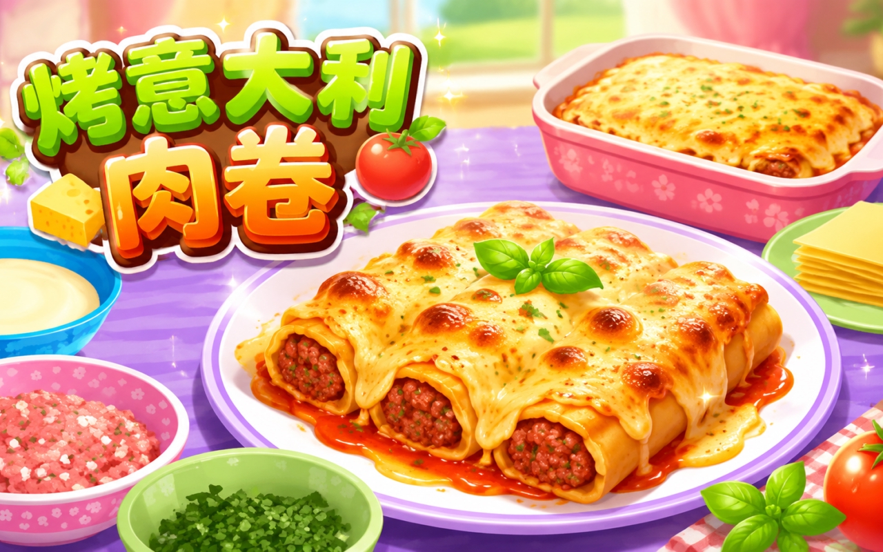 烤意大利肉卷
