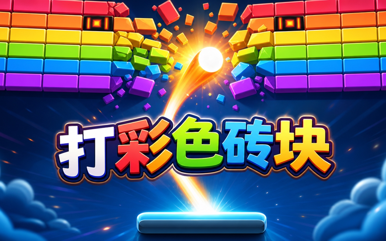 打彩色砖块