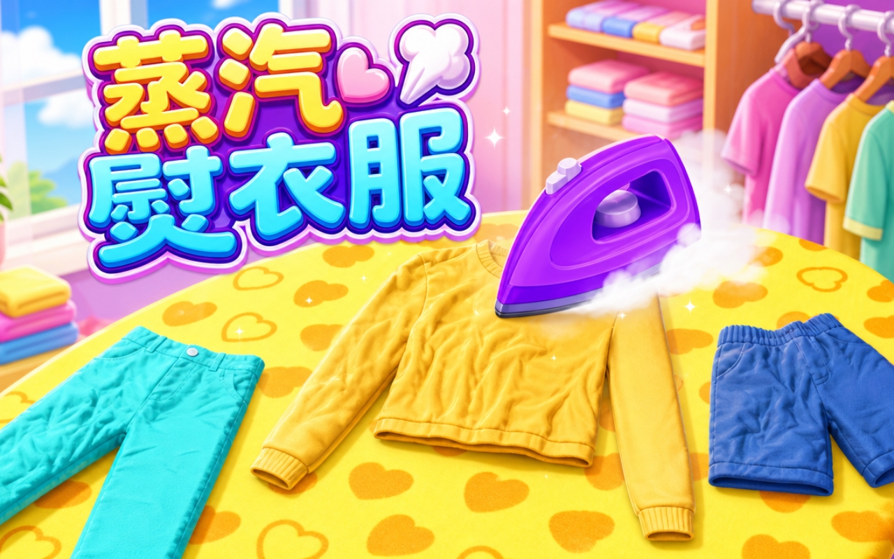 蒸汽熨衣服