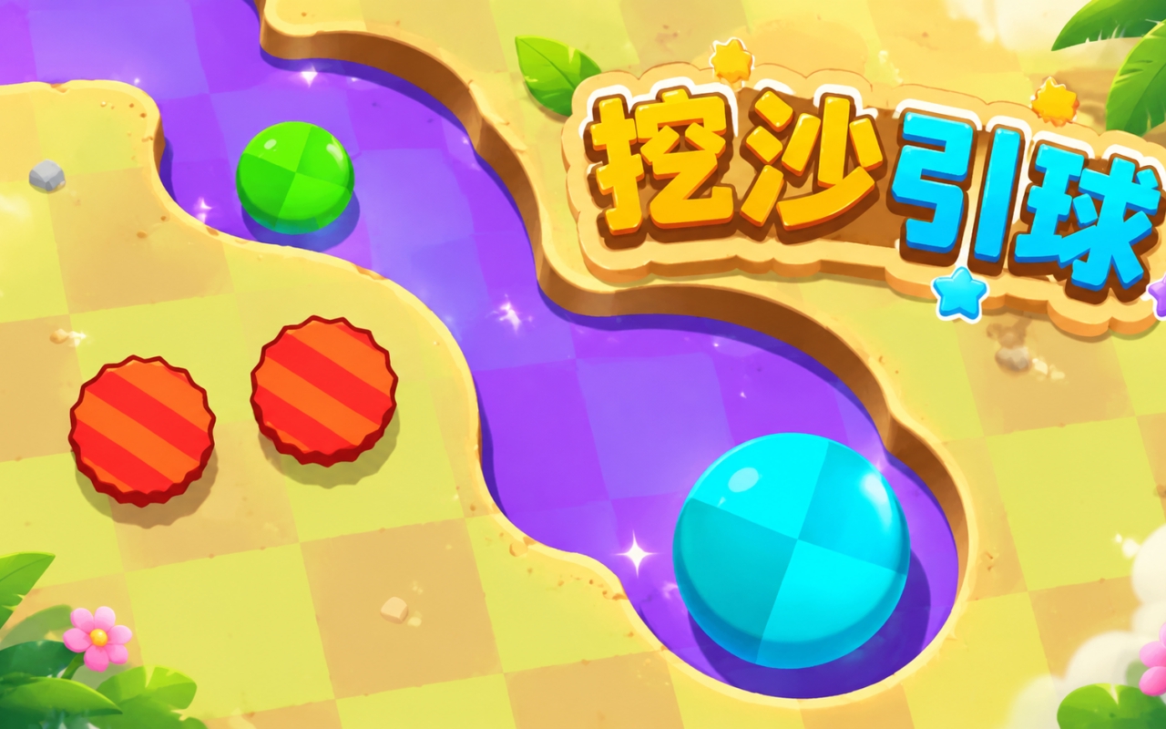 挖沙引球