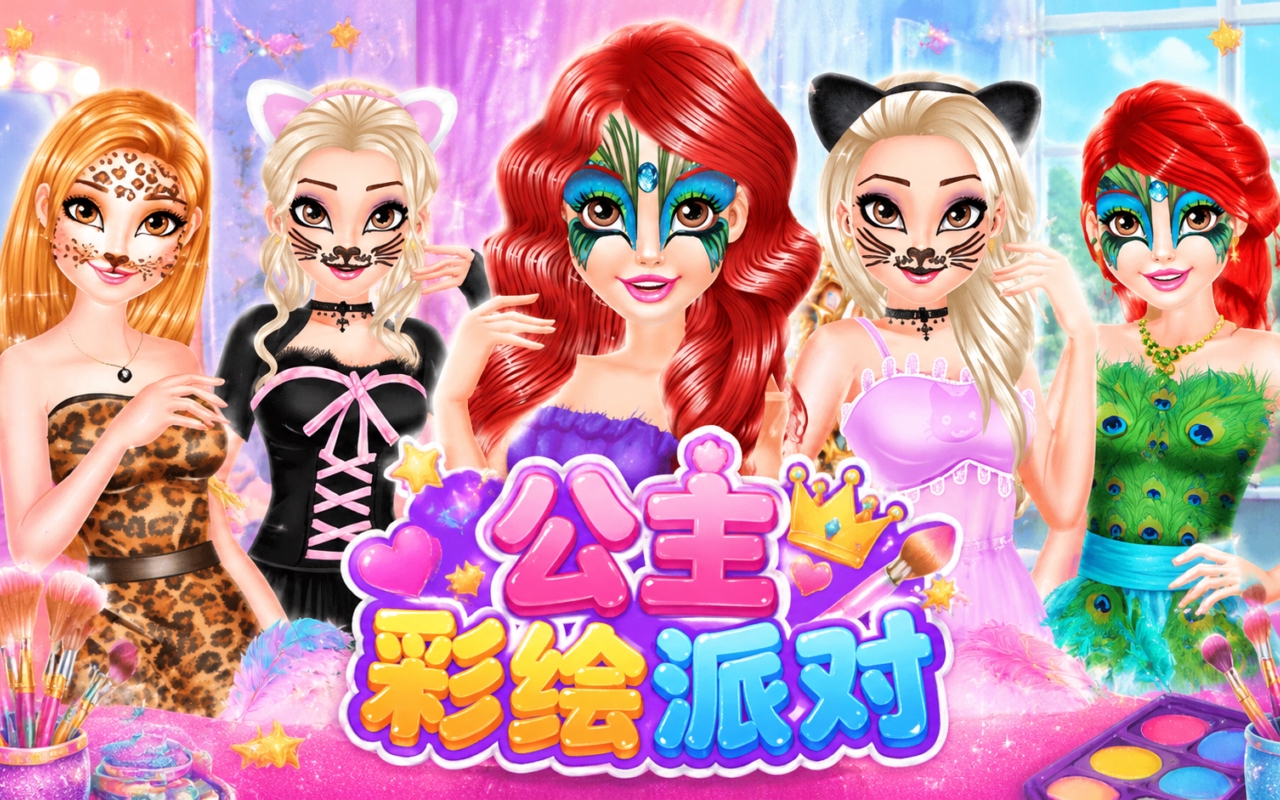 公主彩绘派对
