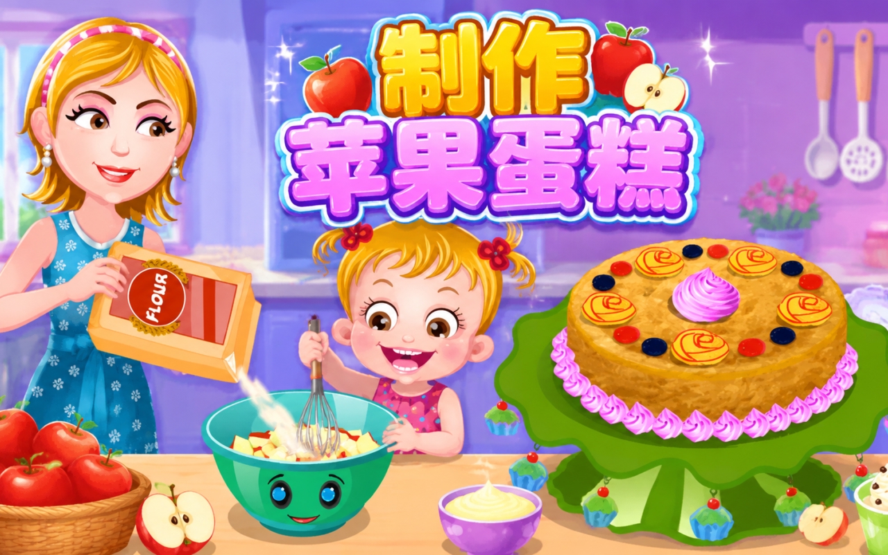 制作苹果蛋糕